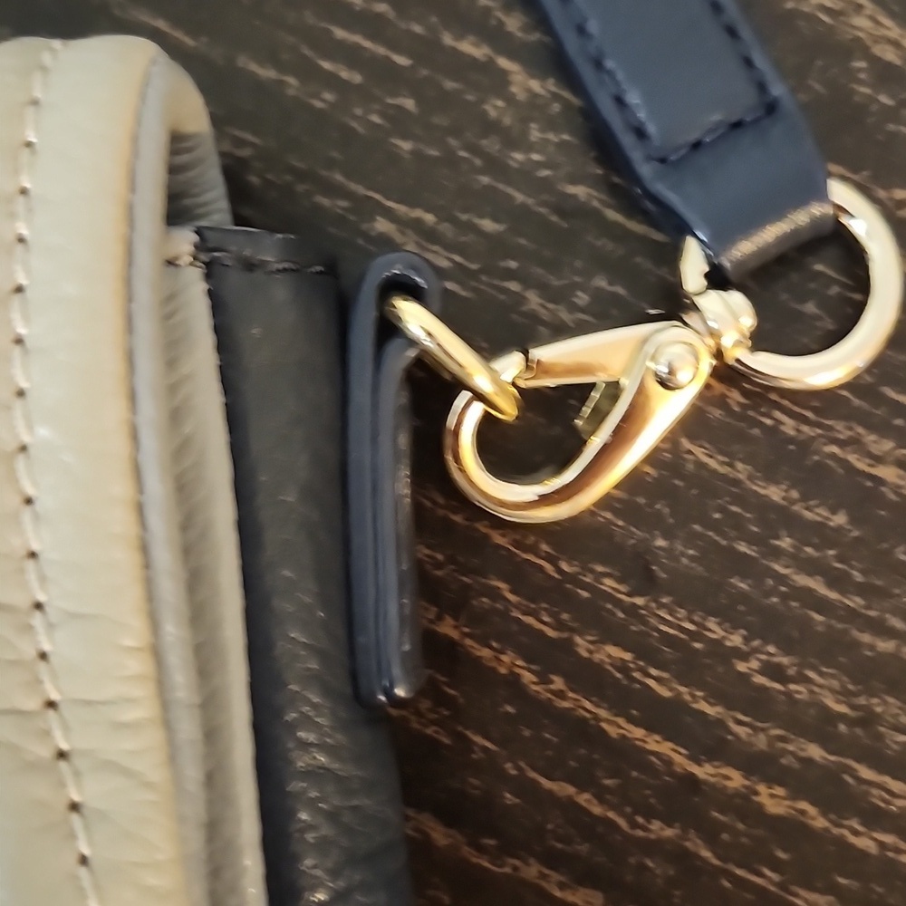KATE SPADE NEW YORK Color Block Block Gray Tan Classic Crossbody - Picture 13 of 14